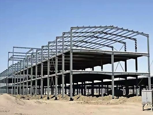 Industrial Modular Steel Frame Building Complex Steel Frame Building ...