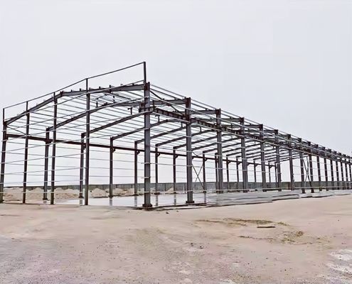 Modern Steel Frame Building with 50 Years Life