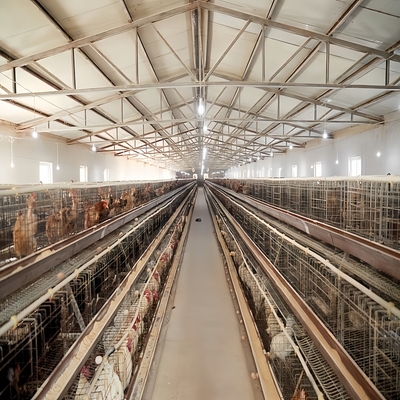 Q235B Q355B ASTM A36 Prefab Poultry House Farm Modern Structures Good Insulation