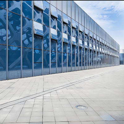 High Adhesion Color Layers Steel Structure Building Multi Storey Office Buildings